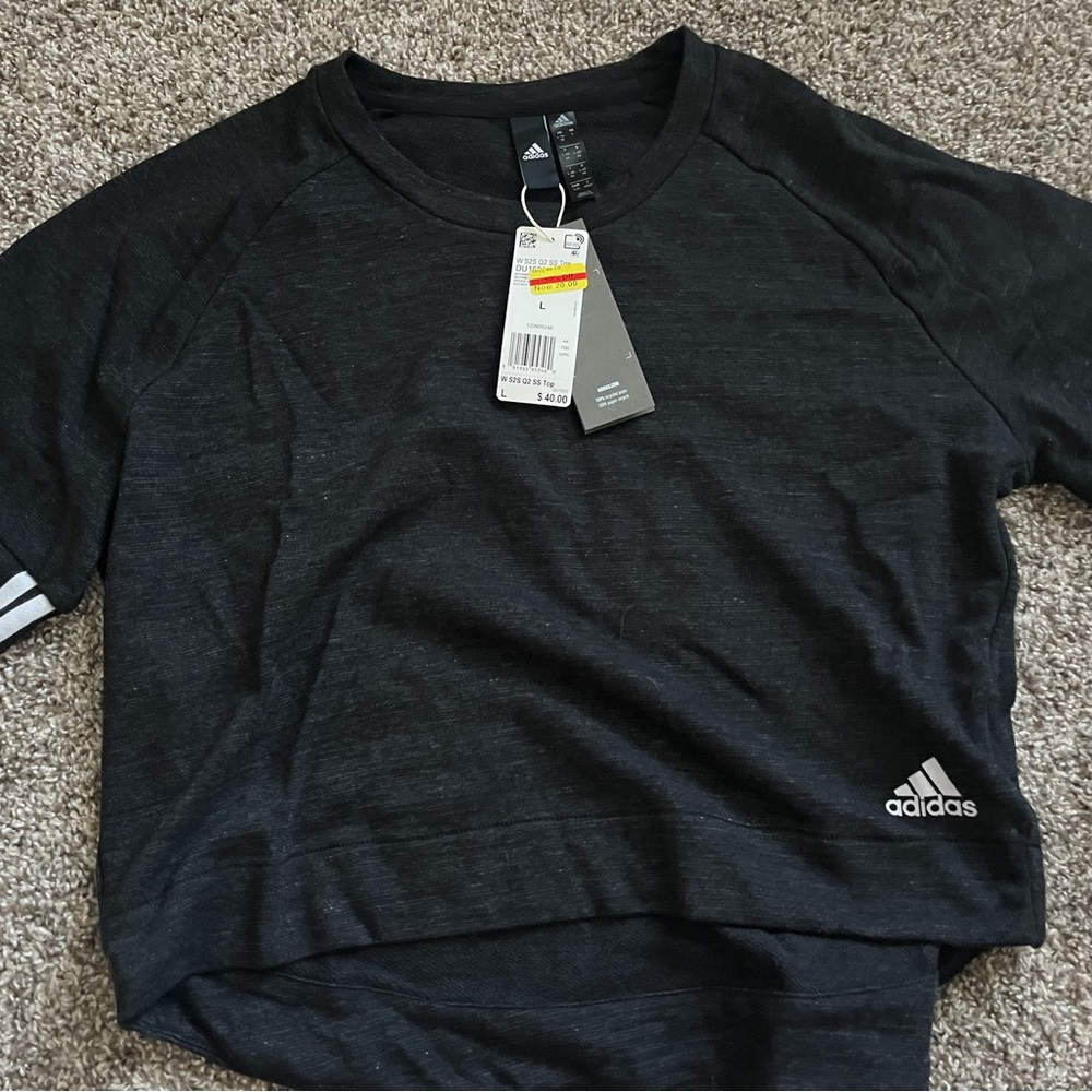 Adidas short sleeve sweatshirt top
